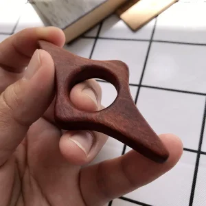 wooden page holder for book