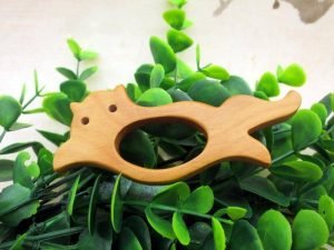 cat wooden book page holder