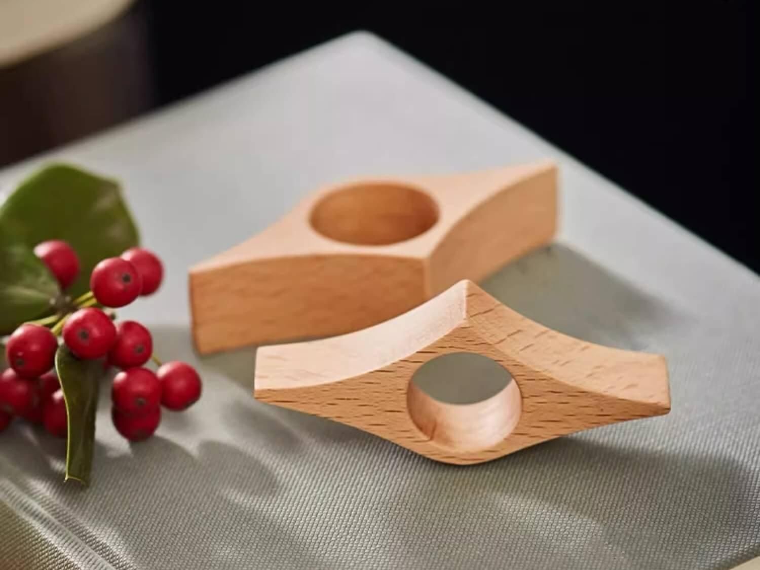 wooden book page holder